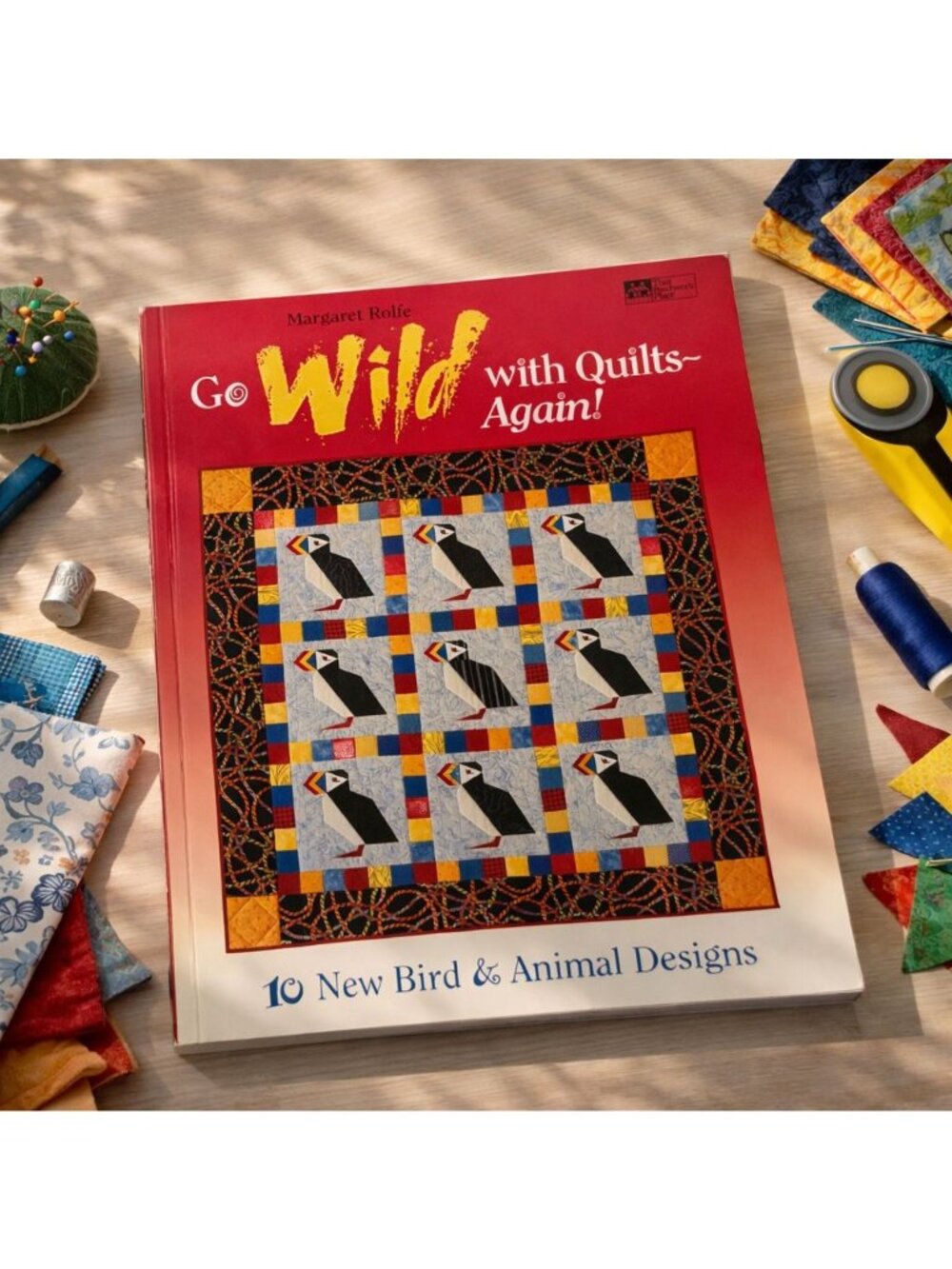 Go Wild with Quilts Again Margaret Rolfe 1995 Paperback Bird and Animal Designs